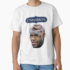 Cinnabron Lebron James Classic T-Shirt T-Shirt Made In Us Aus -